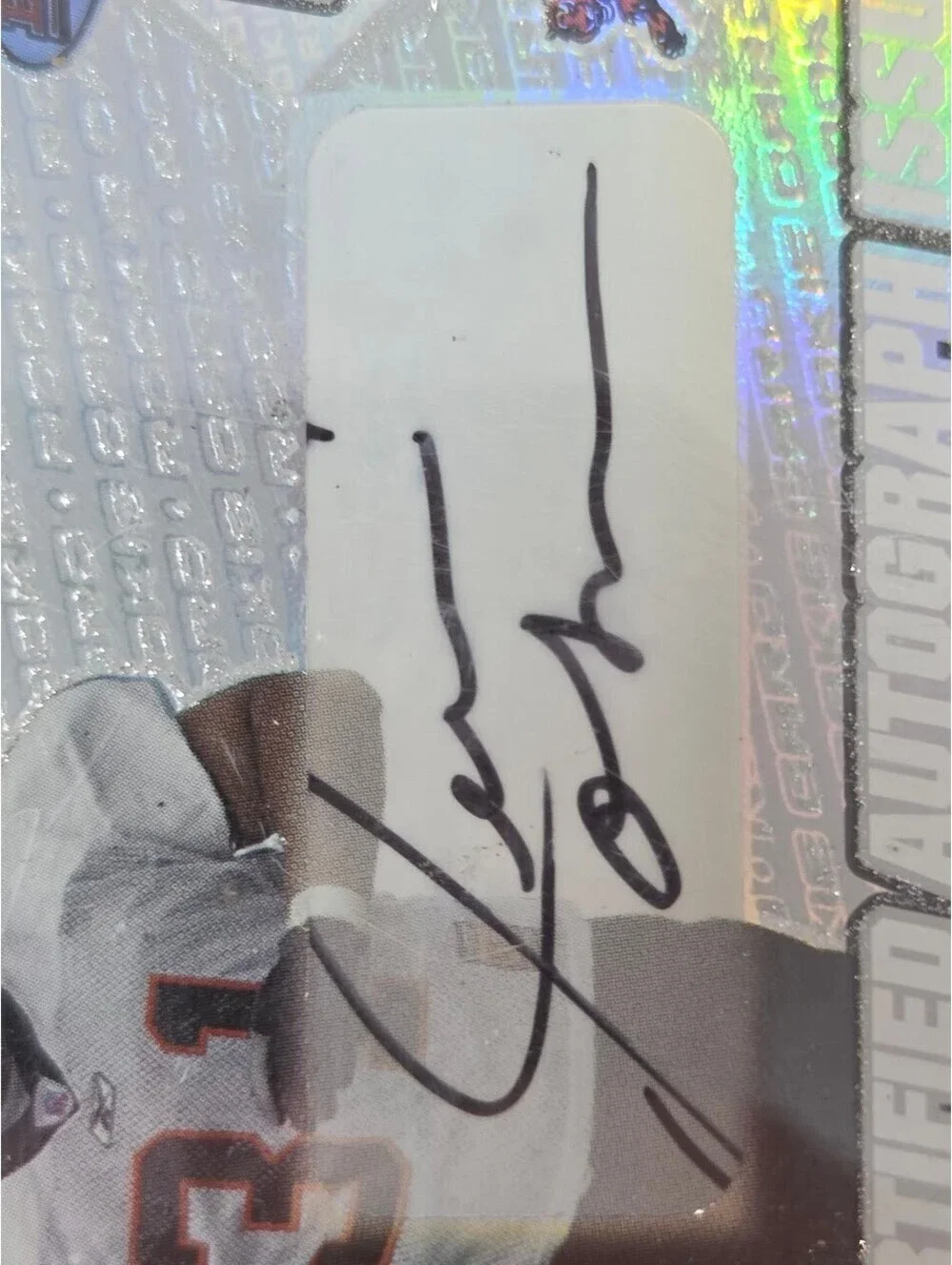 2003 Bowmans Best Jeremi Johnson Certified Autograph Bengals RC Card